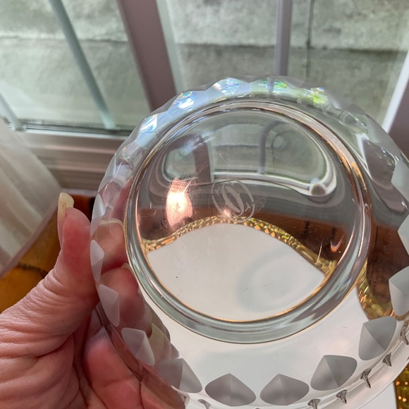 Cartier La Maison Du Shogun Crystal Bowl Exquisite & Rare - Picture 2 of 7